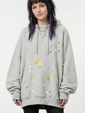 MNML Grey Painters Hoodie